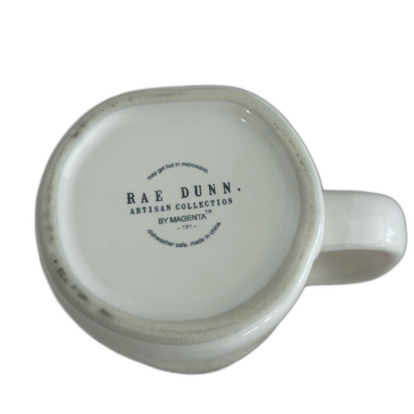 Rae Dunn Artisan Collection by Magenta “ Hunny Bunny “ Embossed Ceramic Mug. - Picture 6 of 10